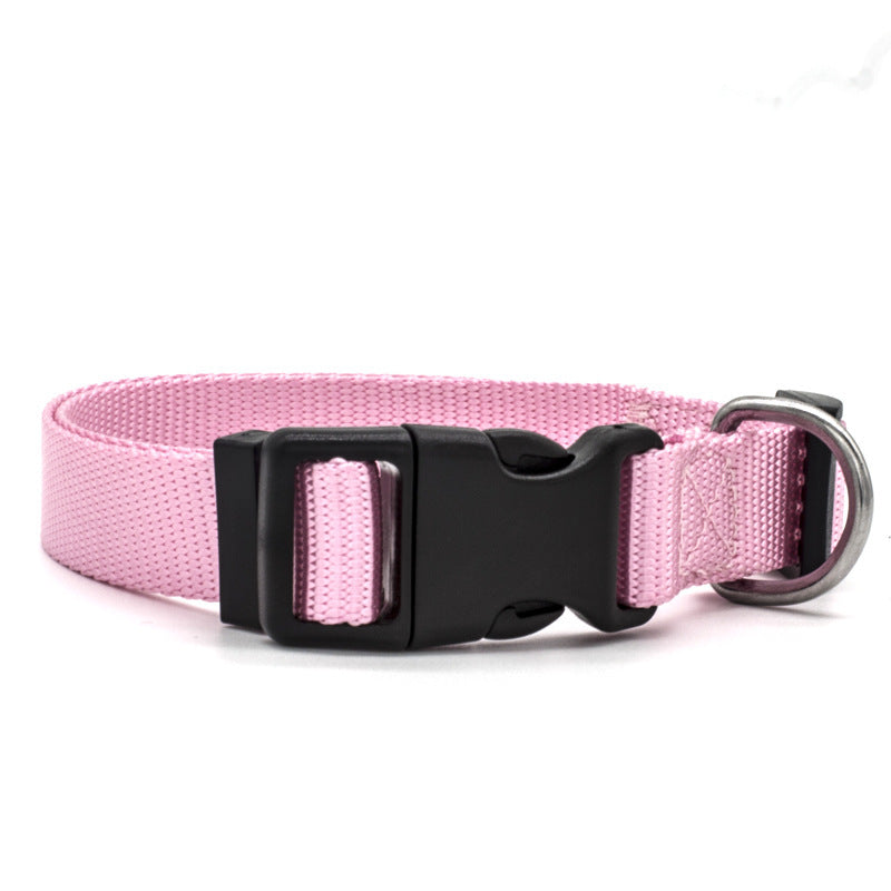 Collare in nylon morbido e resistente, regolabile e super confortevole per cani e gatti.